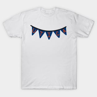 Utica Banner (blue) T-Shirt